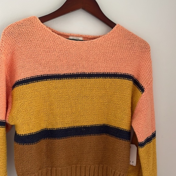 Billabong Seeing Stripes Pullover Sweater Size Medium New with Tags - Picture 3 of 11